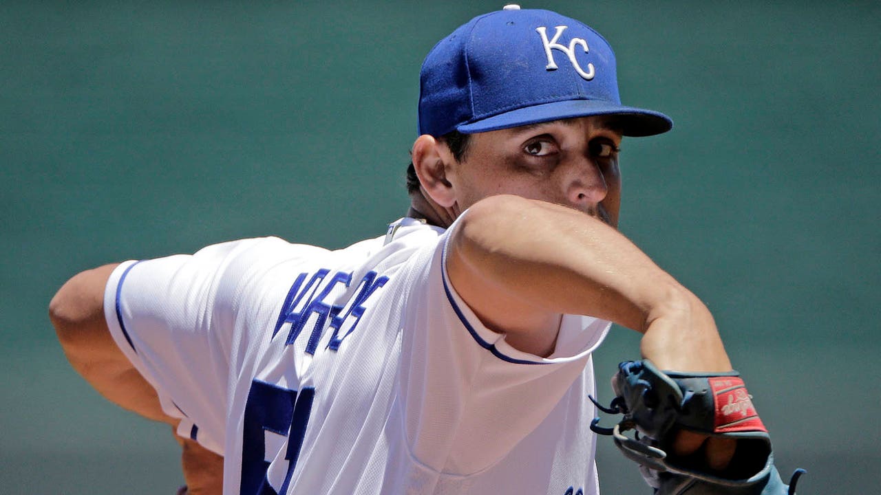 AL wins leader Vargas to start opener vs. Tigers